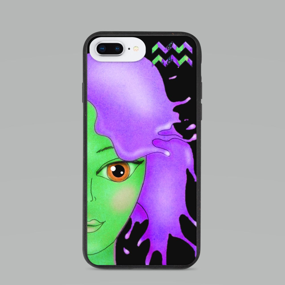 Biodegradable iPhone 11, 10, 8, 7 Cases for Aquarians. iPhone 12 Case for Aquarians. Cool Birthday Gift. . WickedYo.